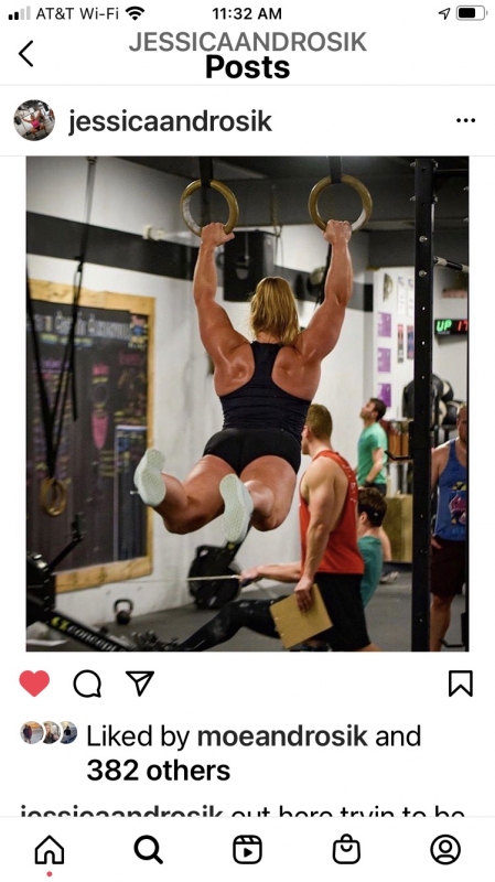 Jessica Androsik is going to the Semi Finals CrossFit competition in